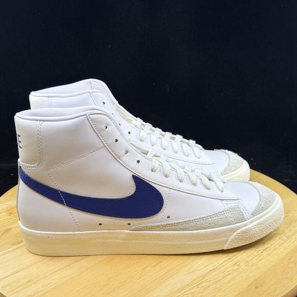 Nike Blazer \'77 Vintage Mid White Deep Royal Blue {BQ6806-132} Men’s Size 10 main image 6